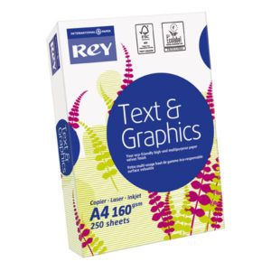 Text & Graphics Card A3 160gsm