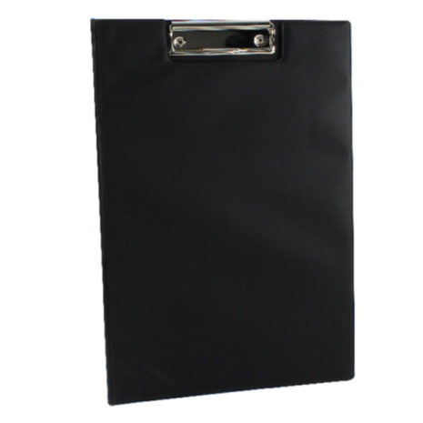 Clipboards-PVC-Foldover-Black