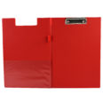 Clipboards-PVC-Foldover-Red
