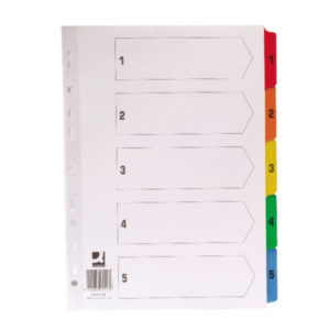 Tabbed Index Dividers