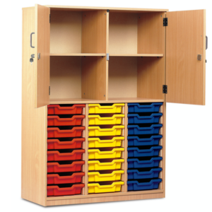 24 Tray Cupboard – Half Doors