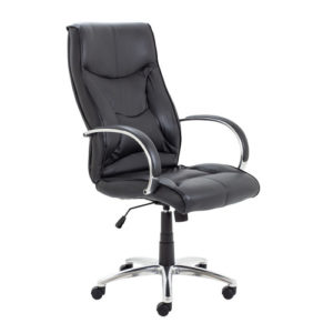 Whist Chair – Black Leather