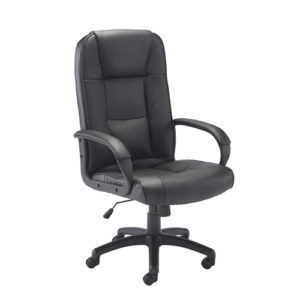 Keno Leather Chair – Black