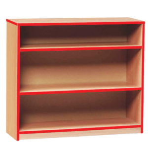 Coloured Edge Low Bookcase