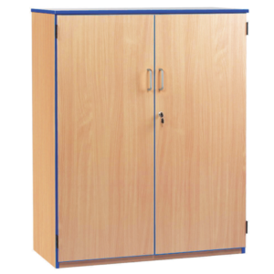 Coloured Edge Medium Storage Cupboard