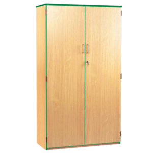 Coloured Edge High Storage Cupboard