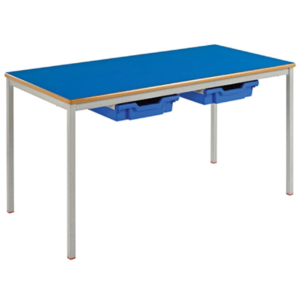 Double Tray Table PVC Edge