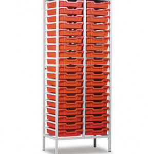 Static Mobile 38 Tray Storage Unit