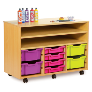 Triple Combination Shelf Unit