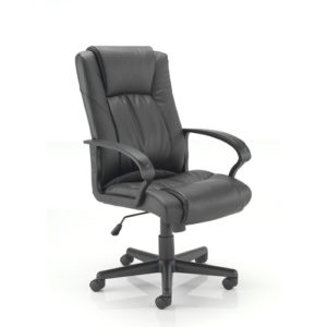 Casino II Leather Chair – Black