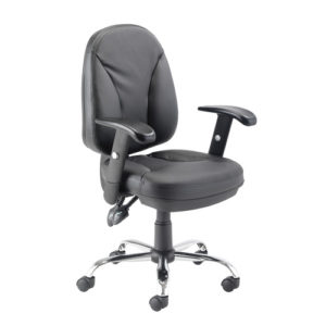 Puma Leather Chair – Black