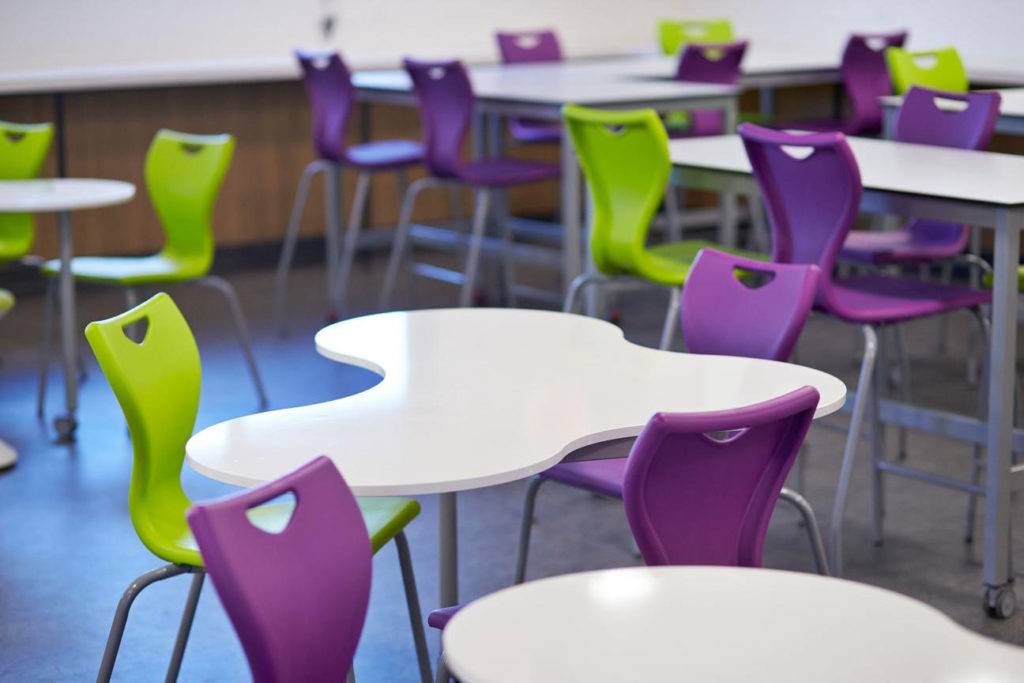 canteen seating and fit out