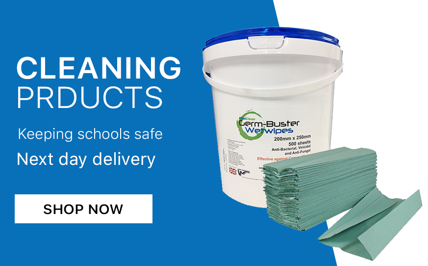 cleaning wipes and equipment