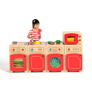 Complete Kitchen Set Red
