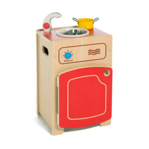 Sink/Dishwasher Unit Red