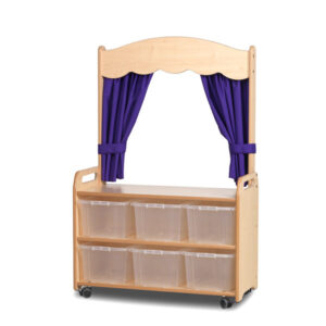 Mobile Storage Unit with Theatre Add-on Tubs