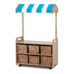 Mobile Unit with Shop Canopy Add-on Baskets