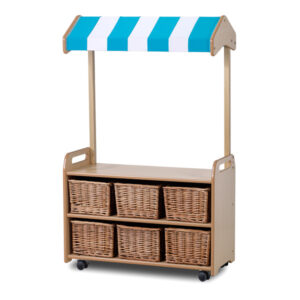 Mobile Unit with Shop Canopy Add-on Baskets