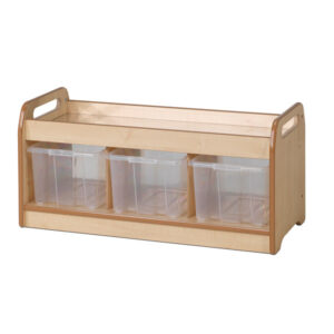 Low Mirror Play Unit with Clear Tubs