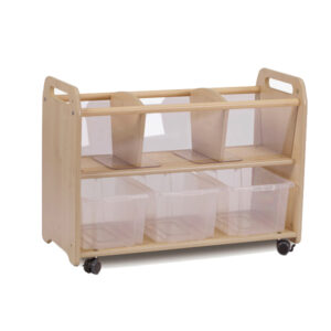 Mobile Clear View Browser/Storage Unit Tubs