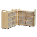 Pack Away Cabinet with Clear Tray