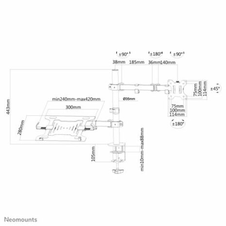 Neomounts-FPMA-D550NOTEBOOK_linedrawing
