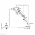 Neomounts-NM-D775SILVERPLUS_linedrawing