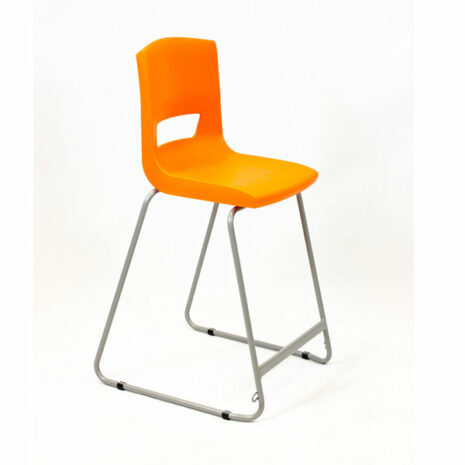 Postura-high-chair-tangerine-fizz