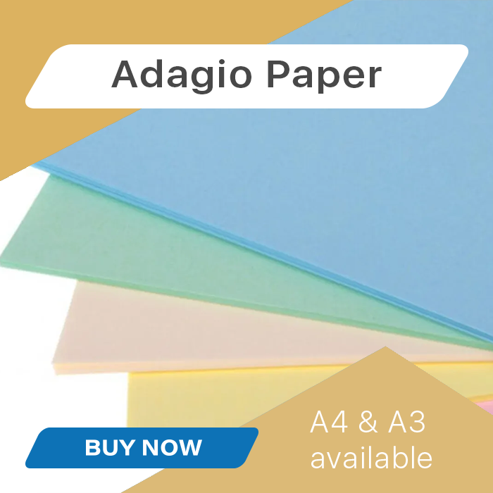 adagio tinted paper