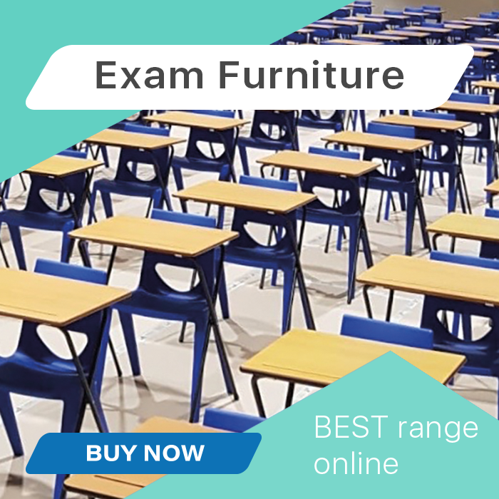folding exam desks and exam seating