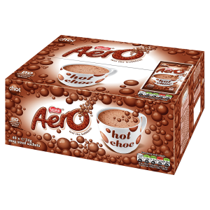 Aero Hot Chocolate 24g Sachets (Pack of 40)